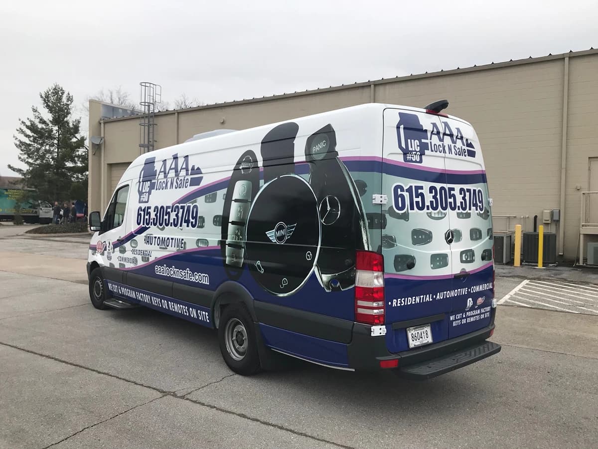 David R.'s wrapped vehicle